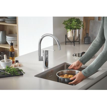 GROHE 31574SD1 - Lavello da cucina K700U 550 x 450 mm acciaio inox