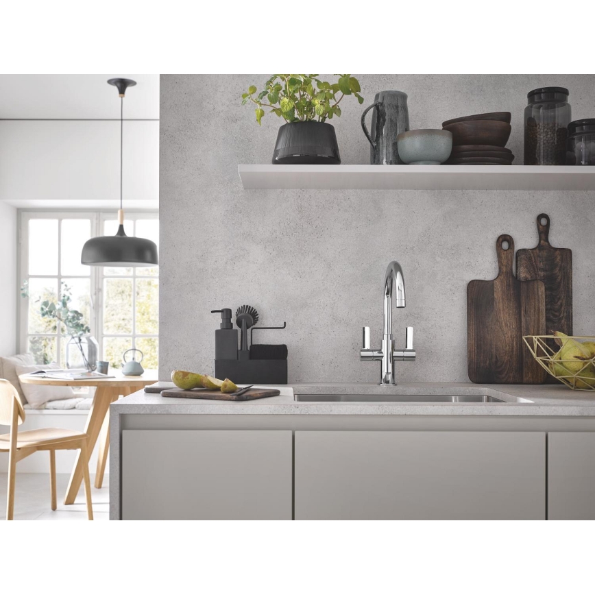 GROHE 31574SD1 - Lavello da cucina K700U 550 x 450 mm in acciaio inox