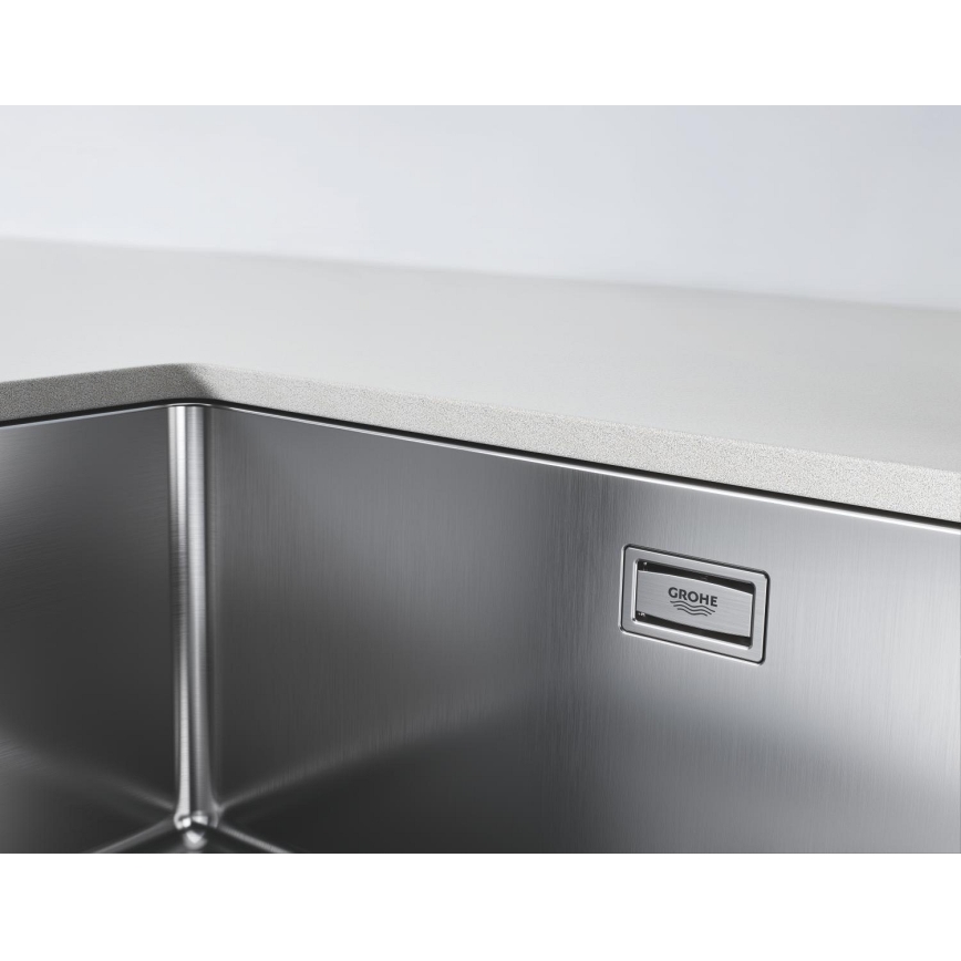 GROHE 31575SD1 - Lavello da cucina K700U 760 × 450 mm in acciaio inox