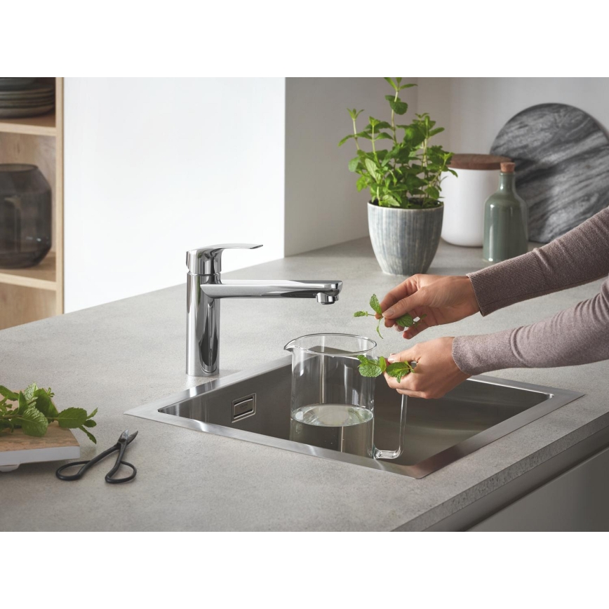 GROHE 31578SD1 - Lavello da cucina K700 464 x 464 x 200 in acciaio inox