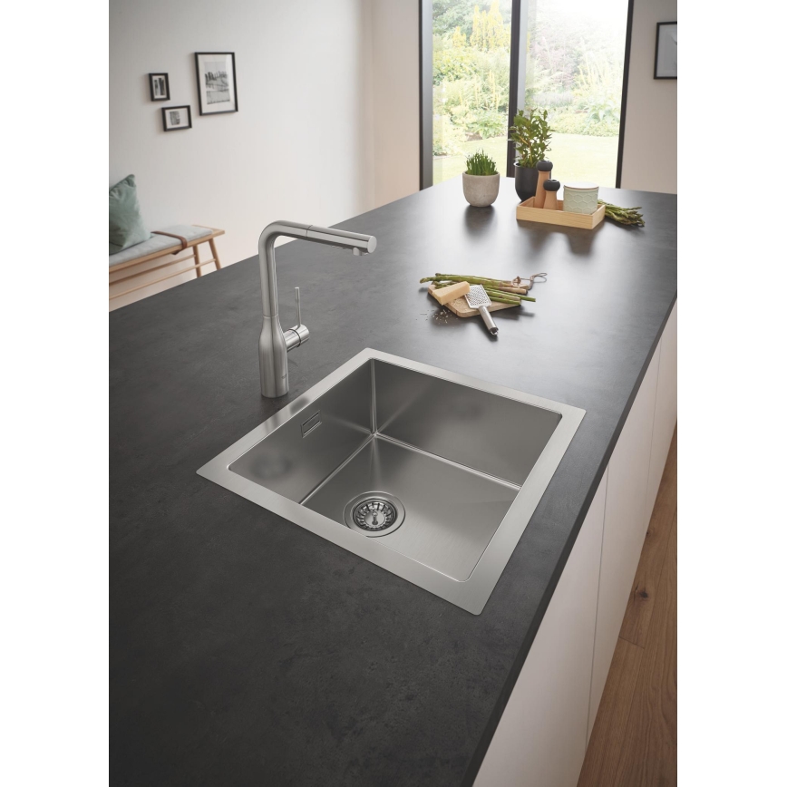 GROHE 31578SD1 - Lavello da cucina K700 464 x 464 x 200 in acciaio inox