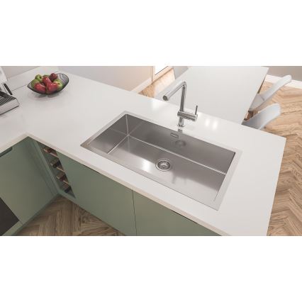 GROHE 31580SD1 - Lavello da cucina K700 864 × 464 mm in acciaio inossidabile