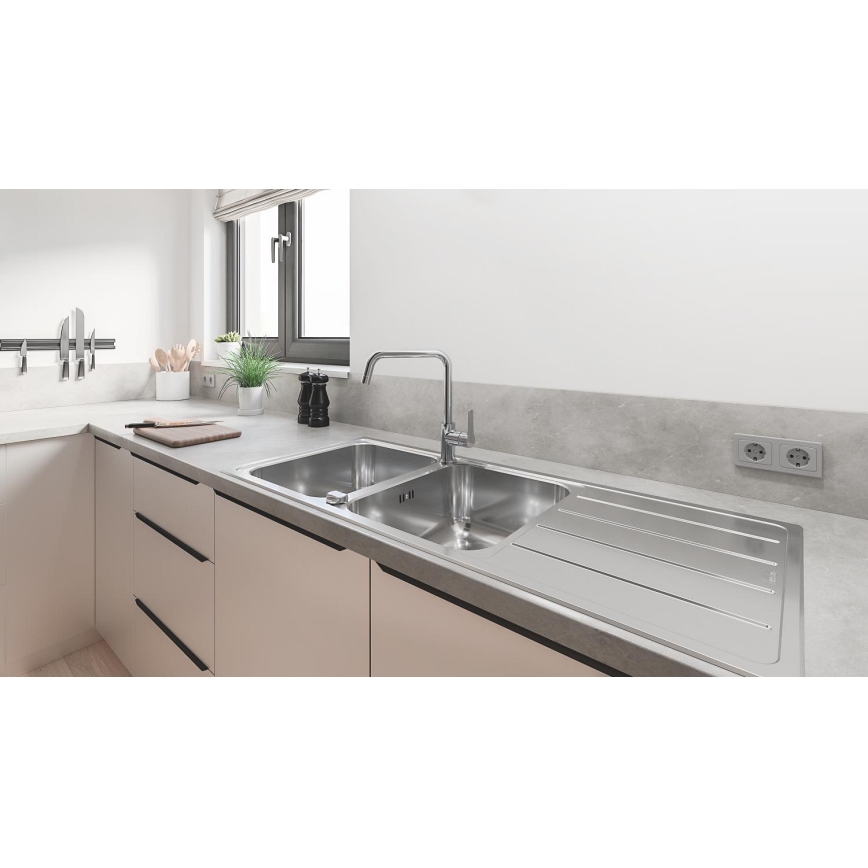 GROHE 31588SD1 - Lavello K500 1160 × 500 mm in acciaio inox