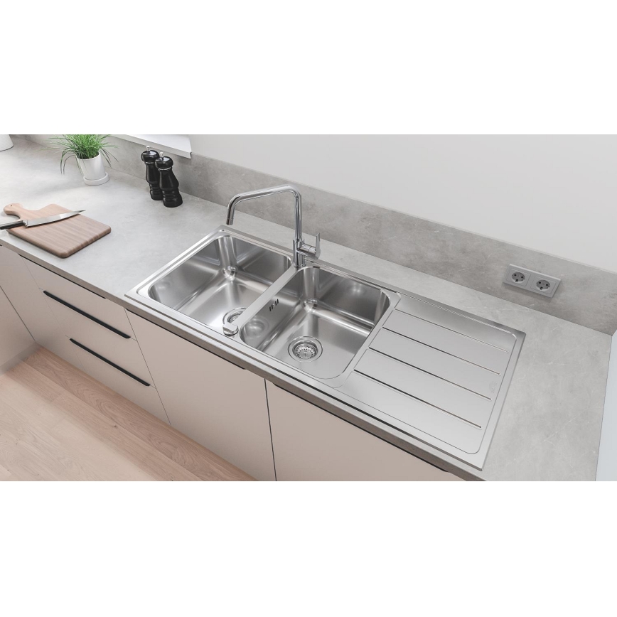 GROHE 31588SD1 - Lavello K500 1160 × 500 mm in acciaio inox