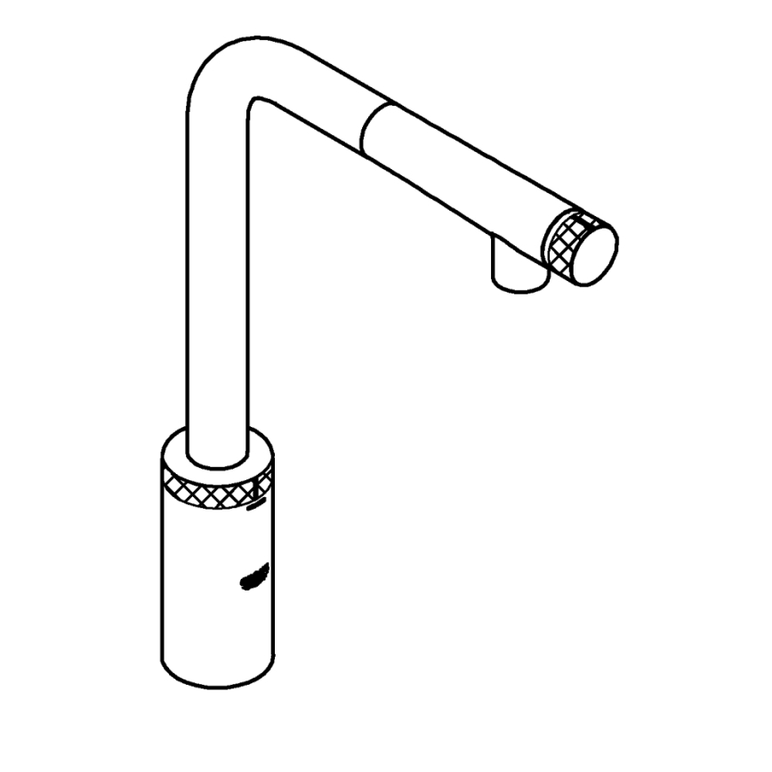 GROHE 31613000 - Miscelatore per lavello A SmartControl 314 mm cromo lucido