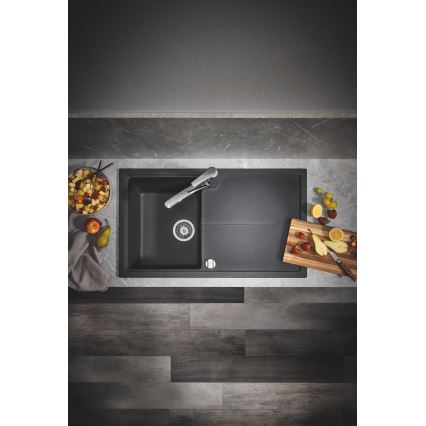 GROHE 31640AP0 - Lavello in composito K400 860 × 500 mm, nero