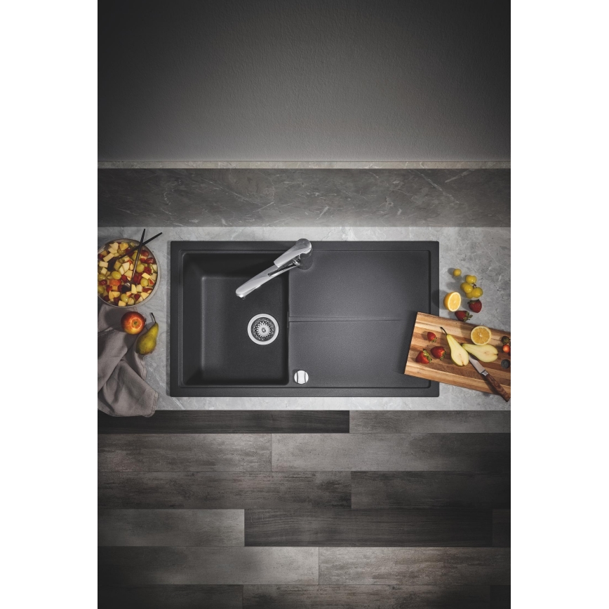 GROHE 31640AP0 - Lavello in composito K400 860 × 500 mm, nero