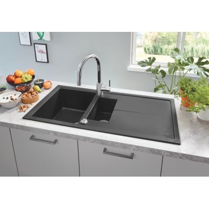 GROHE 31642AP0 - Lavello da cucina K400 1000 × 500 mm, granito/nero