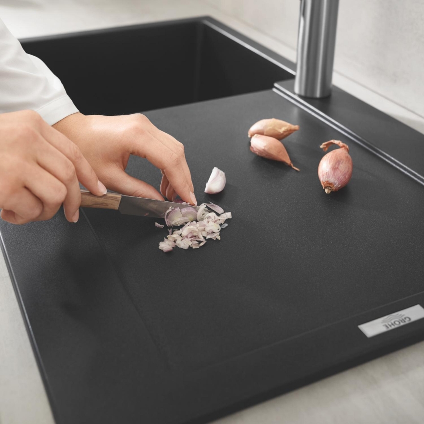 GROHE 31644AP0 - Lavello composito K500 860 × 500 mm nero