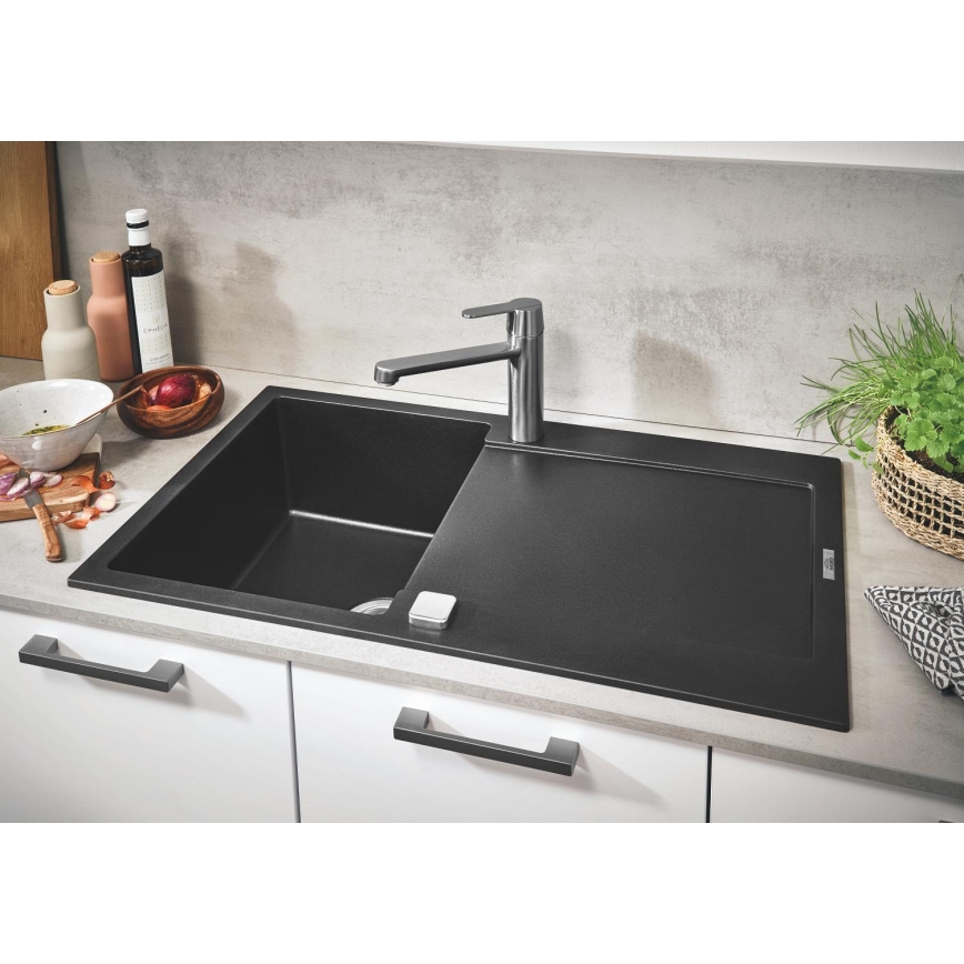 GROHE 31644AP0 - Lavello composito K500 860 × 500 mm nero
