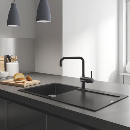 GROHE 31644AP0 - Lavello K500 860 × 500 mm granito/nero