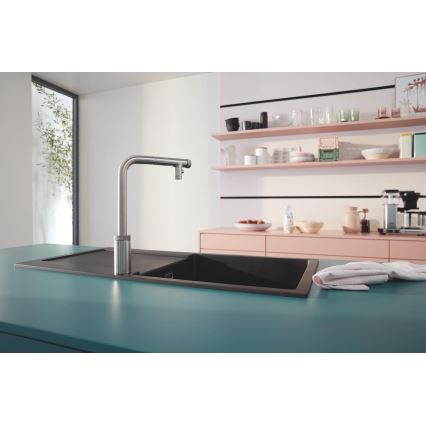 GROHE 31645AP0 - Lavello in composito K500 1000 × 500 mm nero