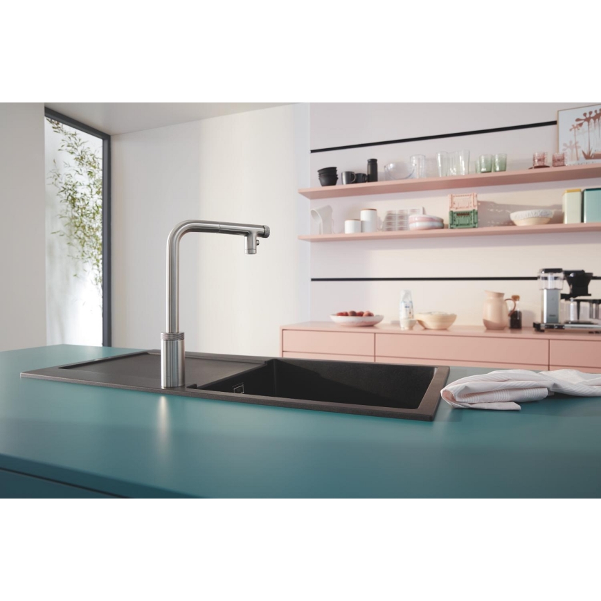 GROHE 31645AP0 - Lavello in composito K500 1000 × 500 mm nero