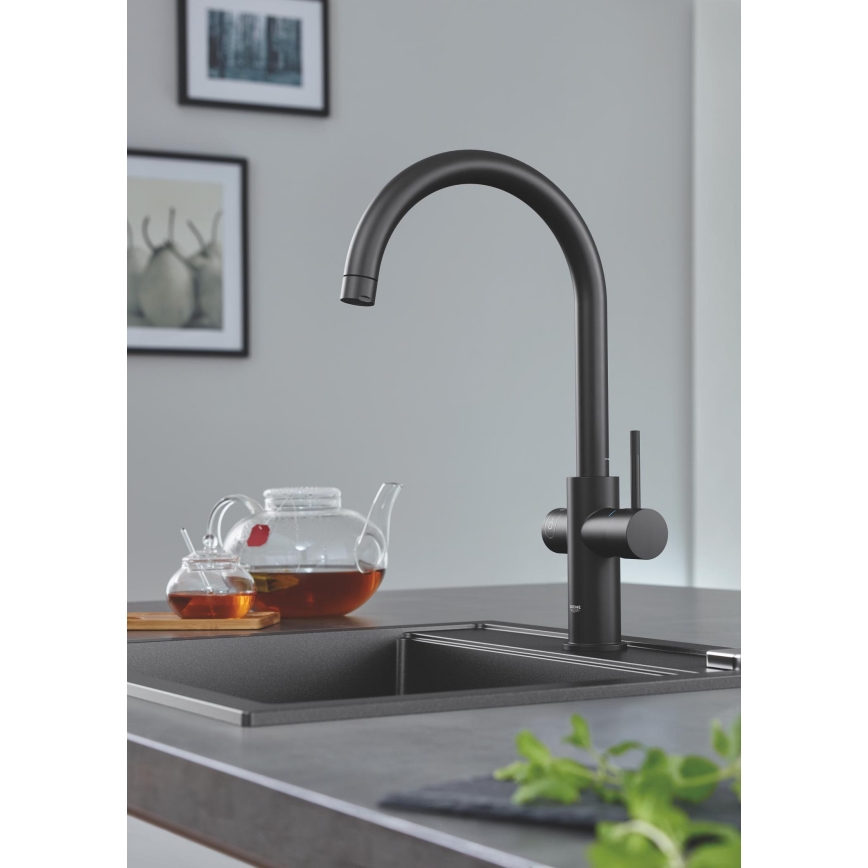 GROHE 31651AP0 - Lavello composito K700 560 × 510 mm nero