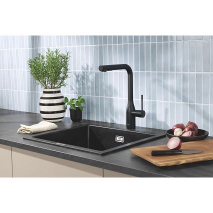 GROHE 31651AP0 - Lavello da cucina K700 560 × 510 mm granito/nero