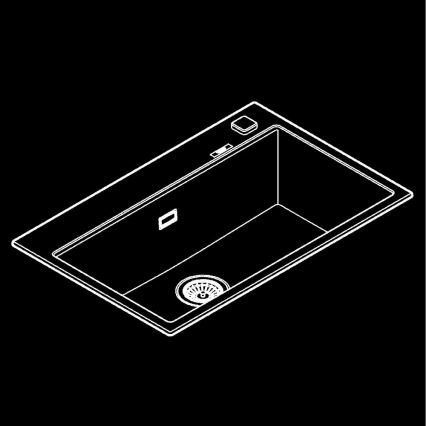 GROHE 31652AP0 - Lavello composito K700 780 × 510 mm nero