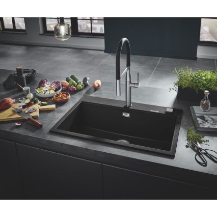GROHE 31652AP0 - Lavello composito K700 780 × 510 mm nero