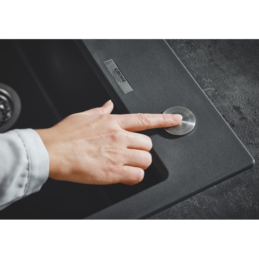 GROHE 31652AP0 - Lavello in composito K700 780 × 510 mm granito/nero