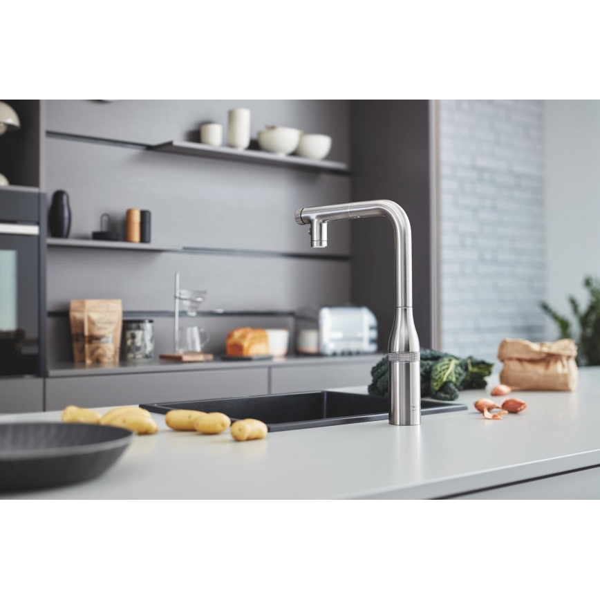 GROHE 31653AP0 - Lavello in composito K700U 457 × 406 mm nero