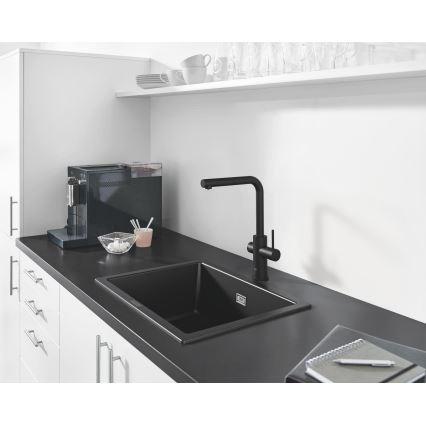 GROHE 31655AP0 - Lavello in composito K700U 610 × 460 mm nero