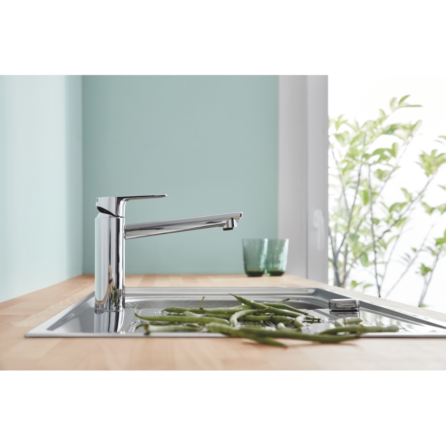GROHE 31693000 - Miscelatore da cucina BAUEDGE 193 mm, cromo lucido