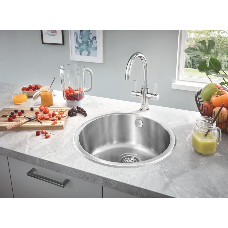 GROHE 31720SD0 - Lavello K200 440 x 440 x 180 in acciaio inox