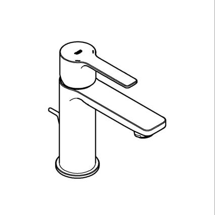 GROHE 32109GL1 - Miscelatore per lavabo LINEARE dorato