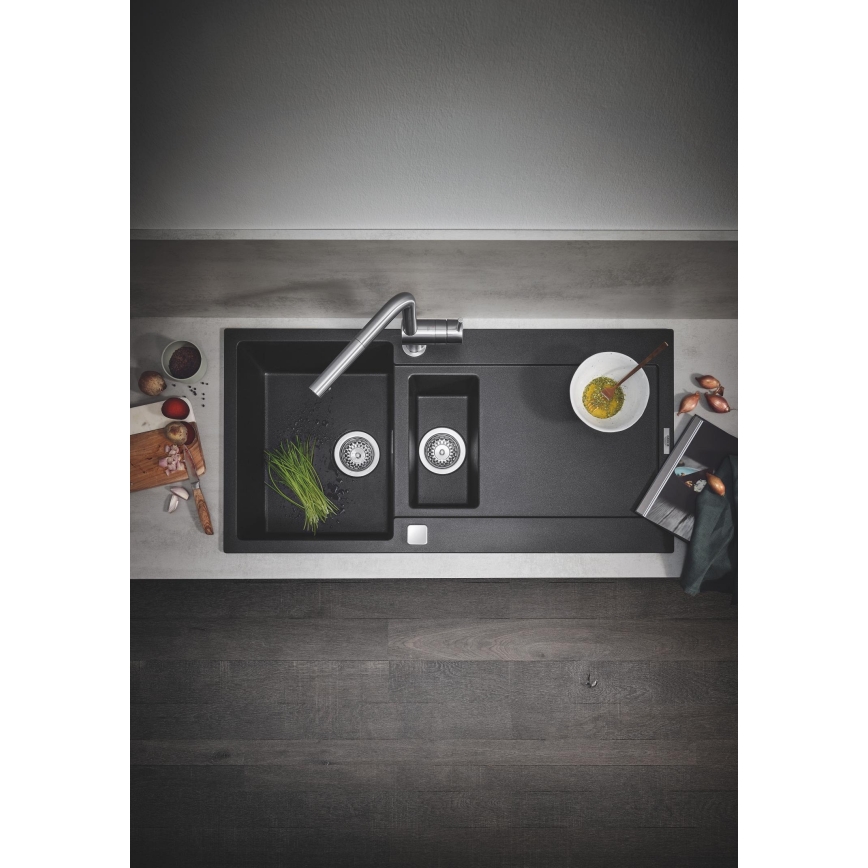 GROHE 32168DC0 - Miscelatore per lavello A in acciaio inox