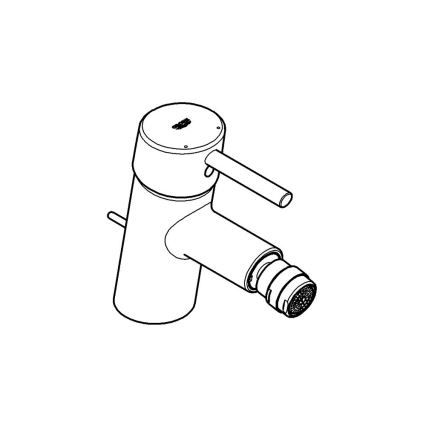 GROHE 32208001 - Miscelatore per bidet CONCETTO DN 15 cromo lucido