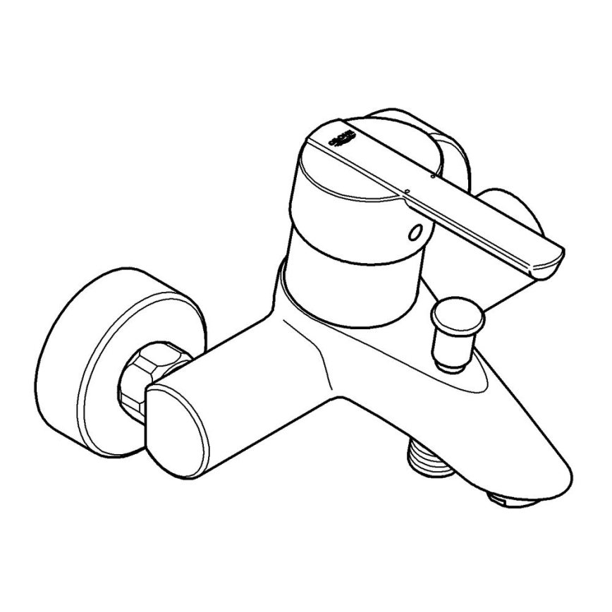 GROHE 32269000 - Miscelatore per vasca FEEL DN 15 cromo lucido