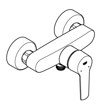 GROHE 322792432 - Miscelatore doccia START DN 15 nero