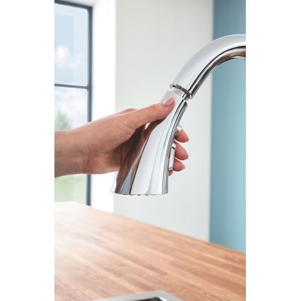 GROHE 32294002 - Miscelatore per lavello ZEDRA 401 mm cromato lucido