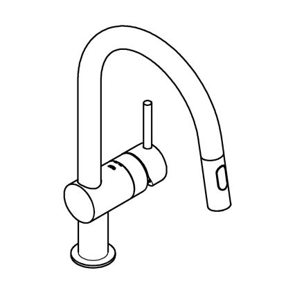 GROHE 32321DL2 - Miscelatore per lavello A, bronzo