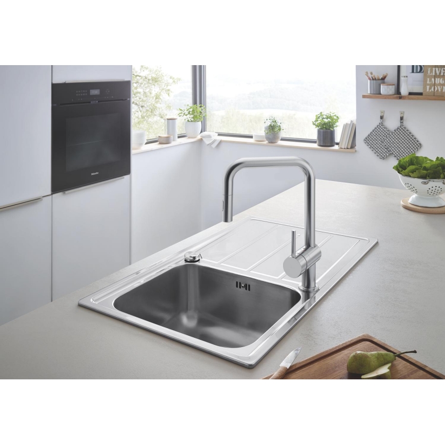 GROHE 32322DC2 - Miscelatore per lavello A in acciaio inox