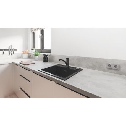 GROHE 324412432 - Miscelatore per lavello START 184 mm nero