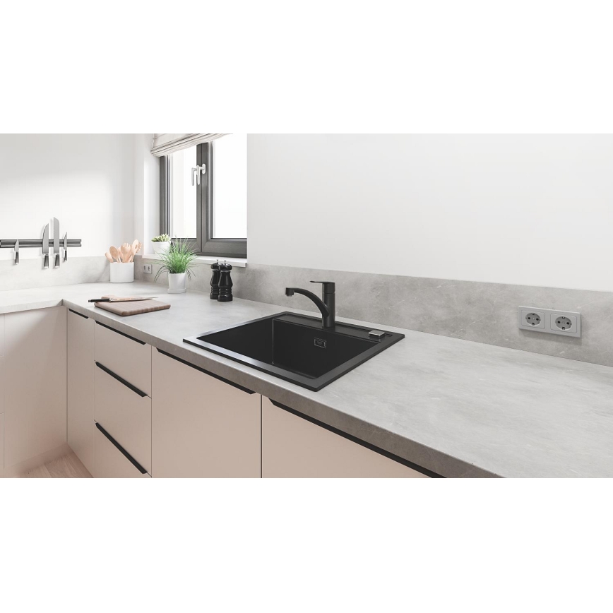 GROHE 324412432 - Miscelatore per lavello START 184 mm nero