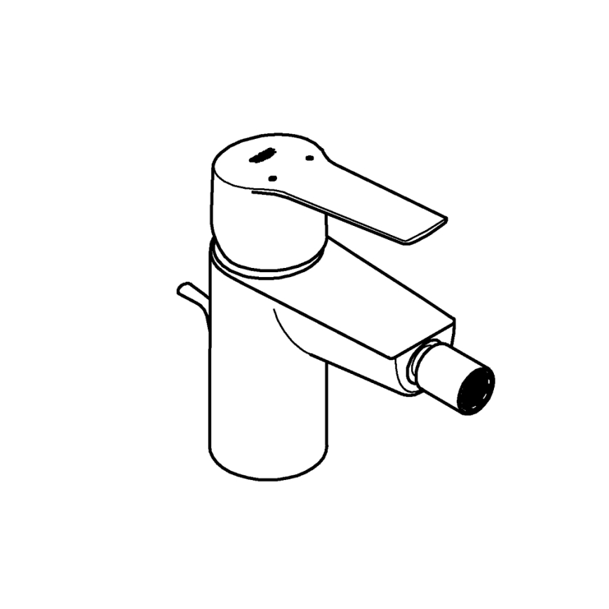 GROHE 32560002 - Miscelatore per bidet START, taglia S, finitura cromo lucido