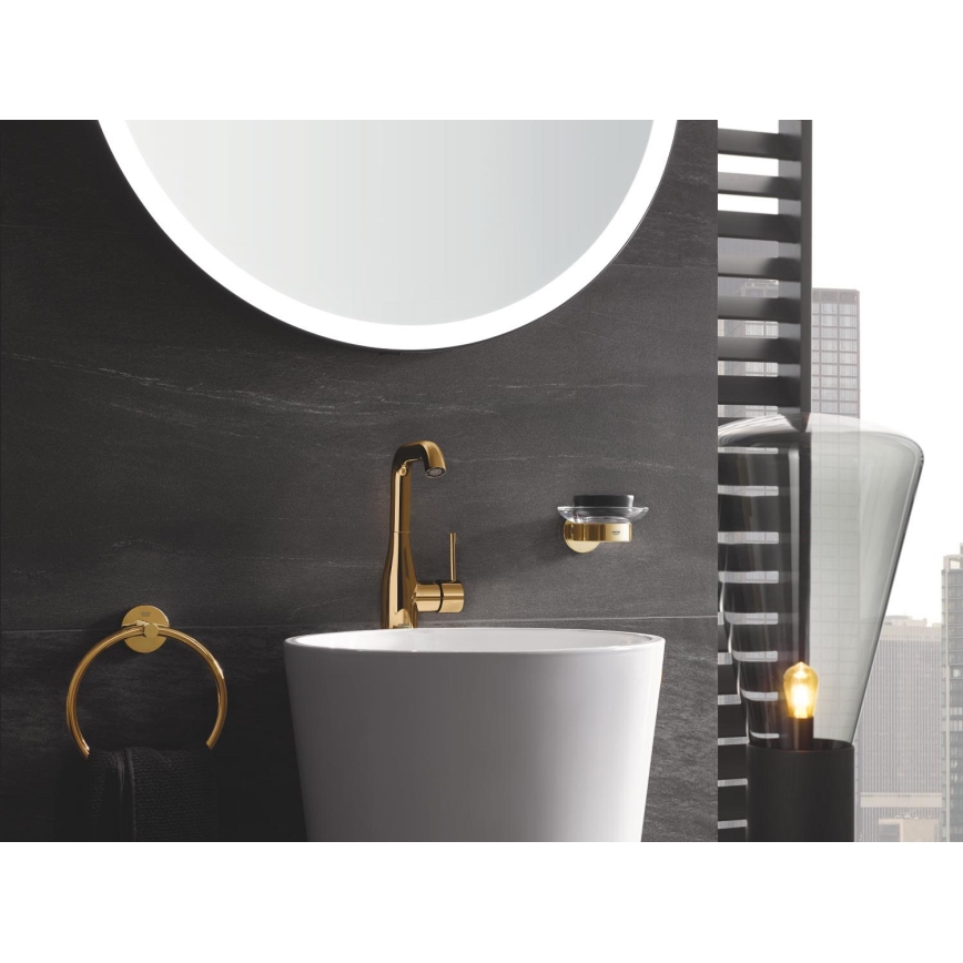 GROHE 32628GL1 - Miscelatore per lavabo ESSENCE, taglia L, finitura oro