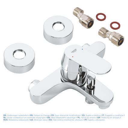 GROHE 32831000 - Miscelatore per vasca EUROSMART COSMOPOLITAN DN 15, cromo lucido