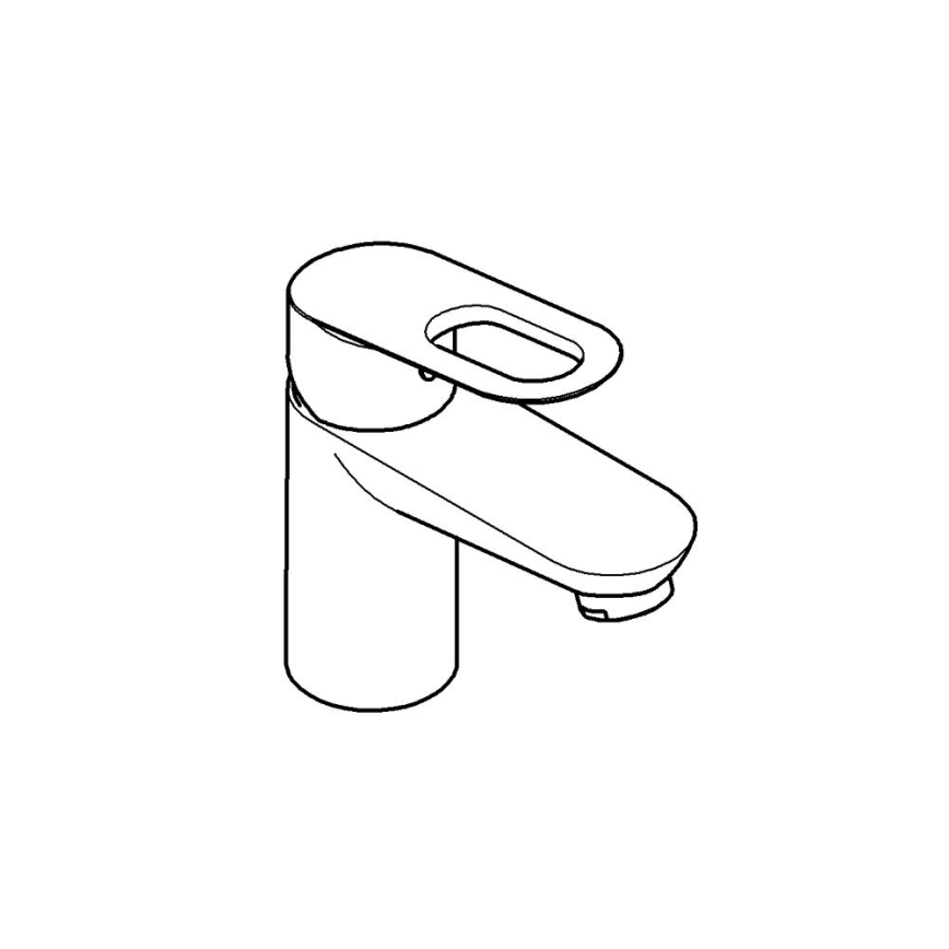 GROHE 32857000 - Miscelatore monocomando BAULOOP DN 15 cromato lucido