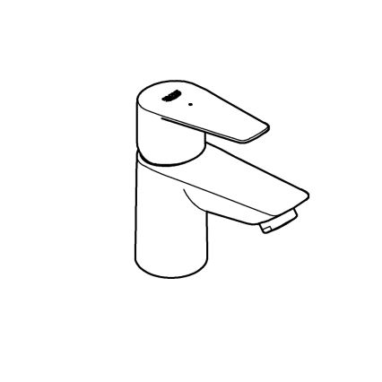 GROHE 32861001 - Miscelatore monocomando da appoggio BAUEDGE 131 mm, cromo lucido