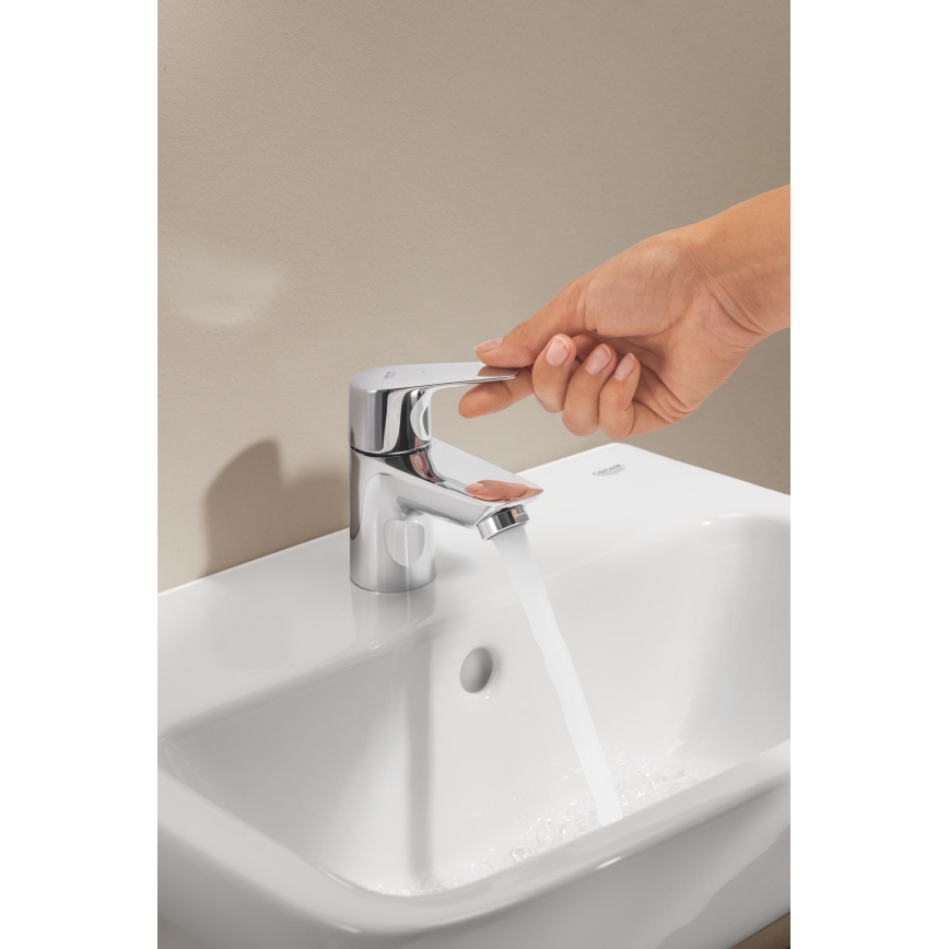 GROHE 32861001 - Miscelatore monocomando da appoggio BAUEDGE 131 mm, cromo lucido