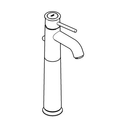 GROHE 32868000 - Miscelatore per lavabo BAUCLASSIC DN 15, cromo lucido