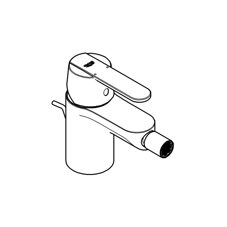 GROHE 32885000 - Miscelatore per bidet GET DN 15 cromo lucido