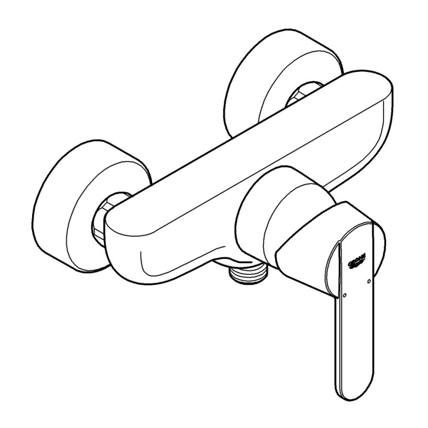 GROHE 32888000 - Miscelatore doccia GET DN 15 cromo lucido