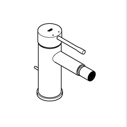 GROHE 32935AL1 - Miscelatore per bidet ESSENCE, taglia S, finitura grafite