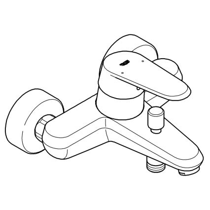 GROHE 33390002 - Miscelatore per vasca EURODISC COSMOPOLITAN DN 15 cromo lucido