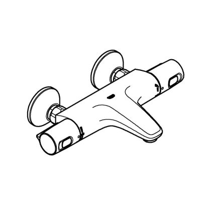 GROHE 34227002 - Miscelatore termostatico per vasca PRECISION TREND DN 15 cromo lucido