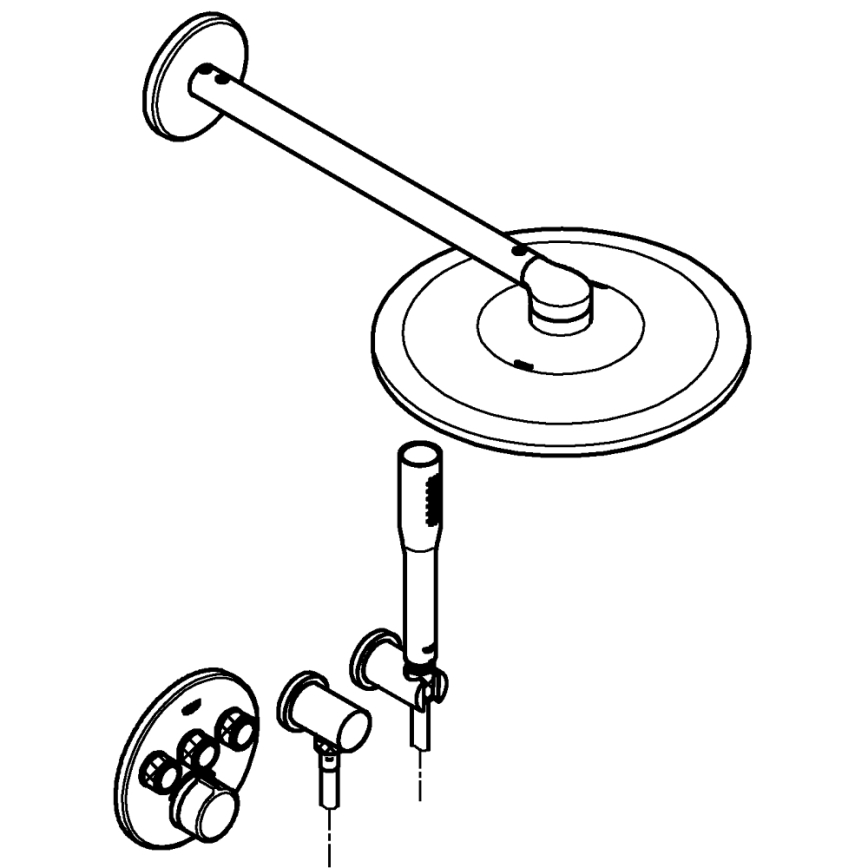 GROHE 34709000 - Set doccia SMARTCONTROL Perfect, cromo lucido