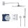 GROHE 34730000 - Set doccia GROHTHERM RAINSHOWER COSMOPOLITAN 310 422 mm cromo